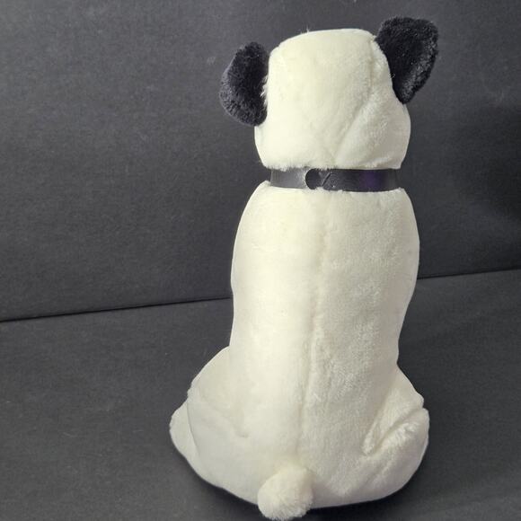 Vintage Dakin RCA Dog Plush Nipper White Black Puppy Stuffed Animal Toy 11" 1992 - Picture 6 of 11